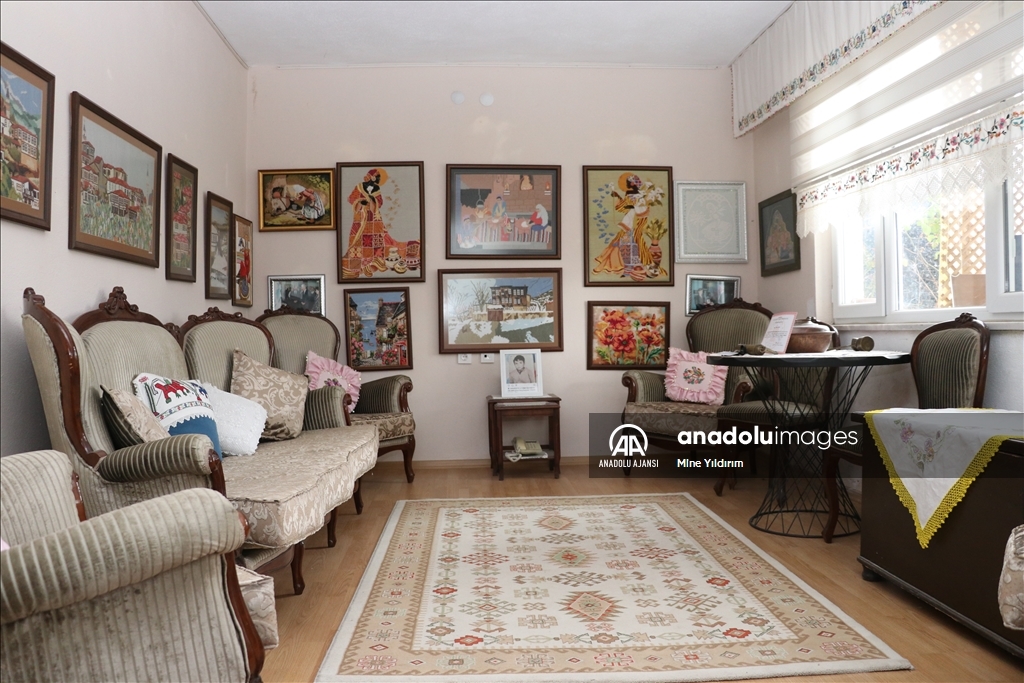 Kültürel miras taşıyıcısı 76 yaşındaki kadın yaptığı eserlerle evini müzeye dönüştürdü