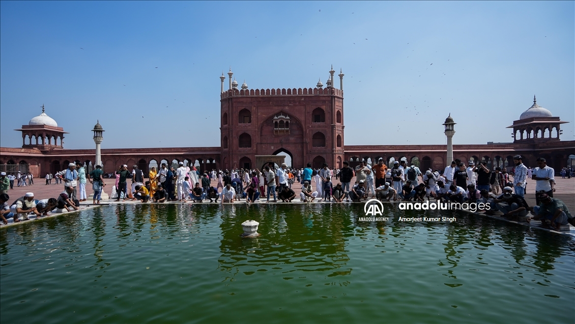 First Friday prayer of Ramadan in New Delhi, India