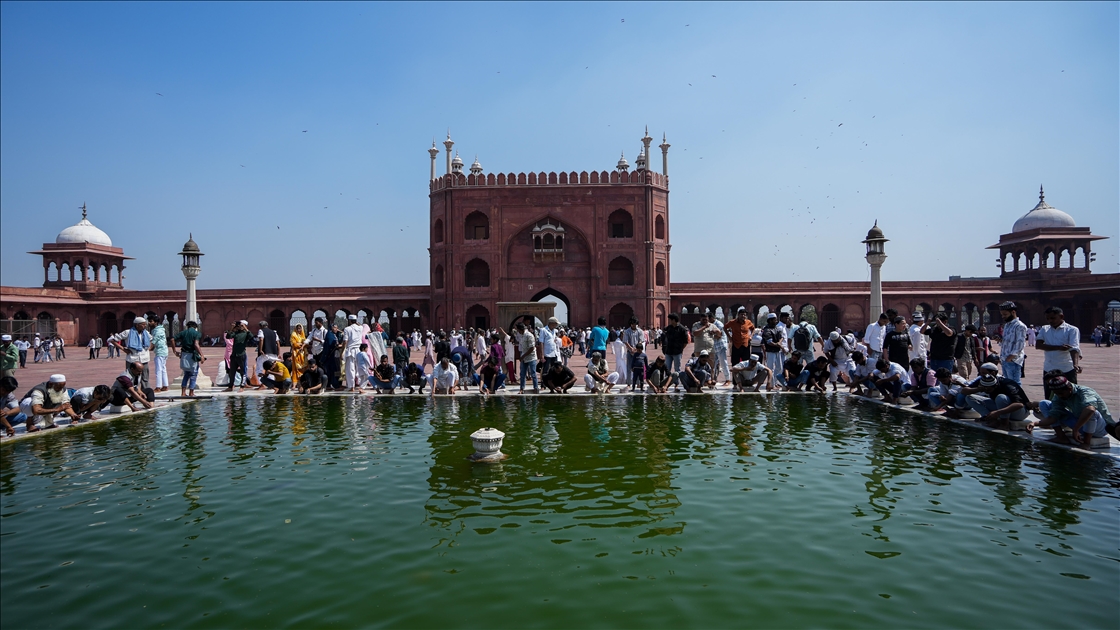 First Friday prayer of Ramadan in New Delhi, India