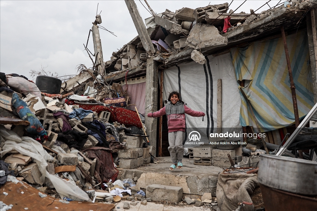 Gazze Şeridi'nin kuzeyindeki Beyt Lahya'da günlük yaşam