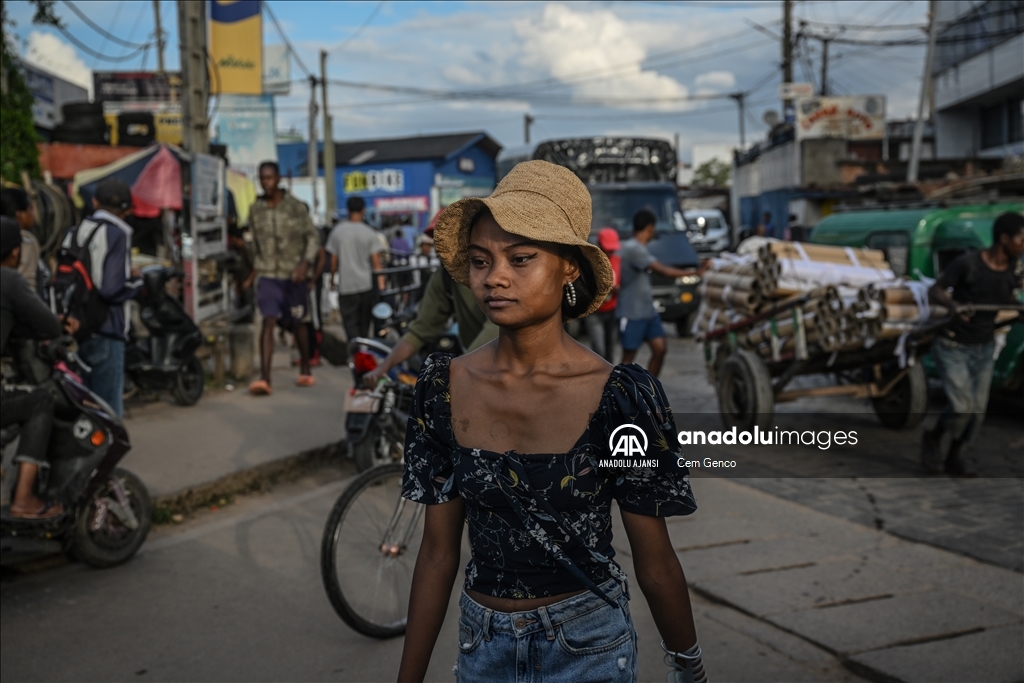Madagaskar'ın başkenti Antananarivo'da günlük yaşam