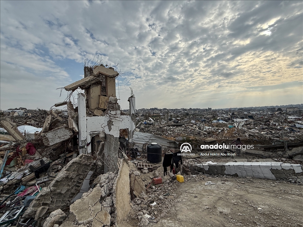 Gazze Şeridi'nin kuzeyindeki Beyt Lahya'da günlük yaşam