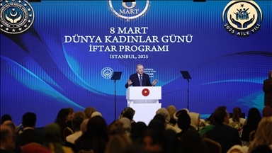 Cumhurbaşkanı Erdoğan, 8 Mart Dünya Kadınlar Günü İftar Programı'na katıldı