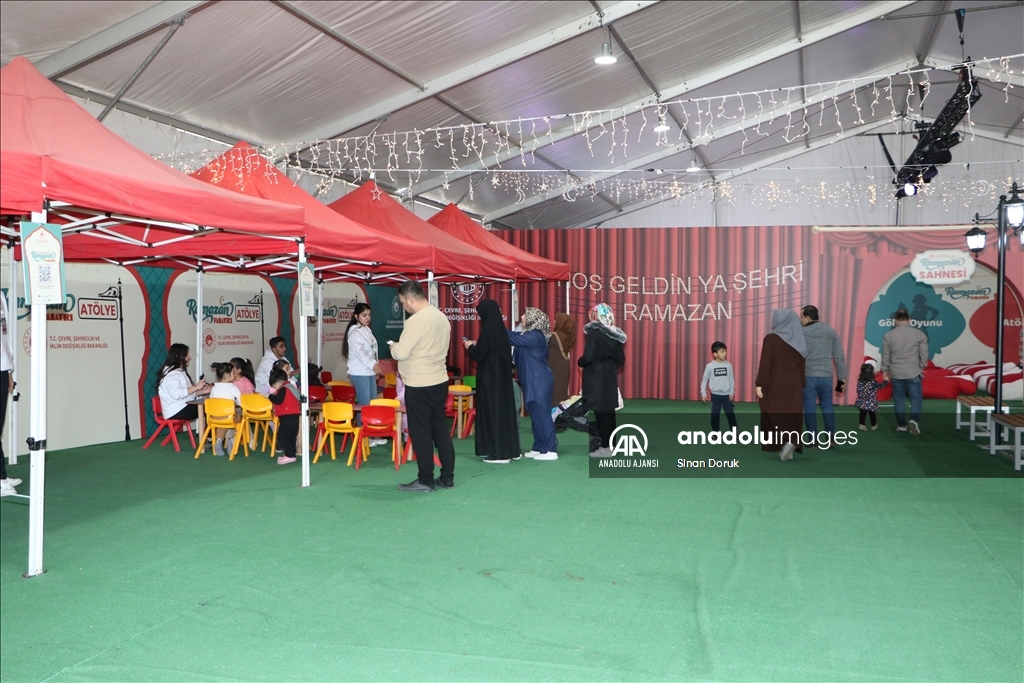 Kahramanmaraş'ta çocuklar için Ramazan Panayırı kuruldu