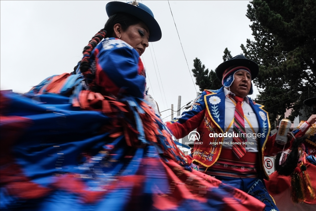 Closing ceremonies of Carnival in Bolivia
