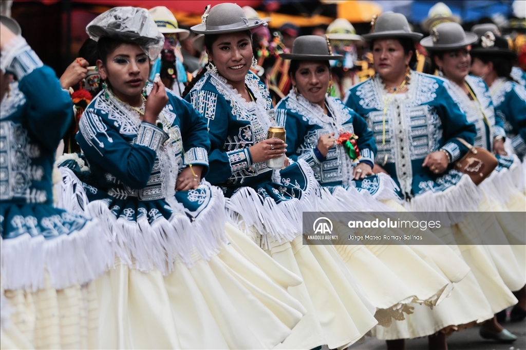Closing ceremonies of Carnival in Bolivia