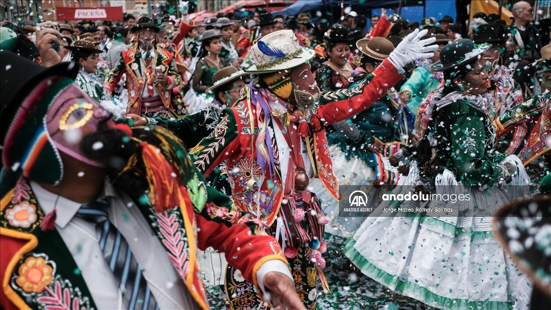 Closing ceremonies of Carnival in Bolivia