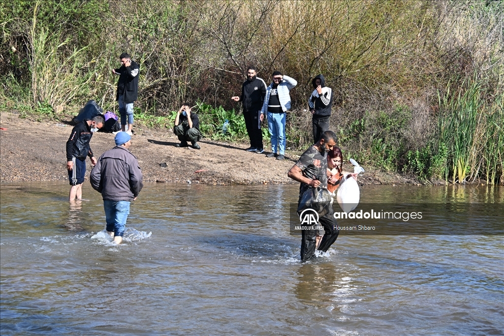 Suriye'deki olaylar nedeniyle bazı aileler Lübnan'a sığındı