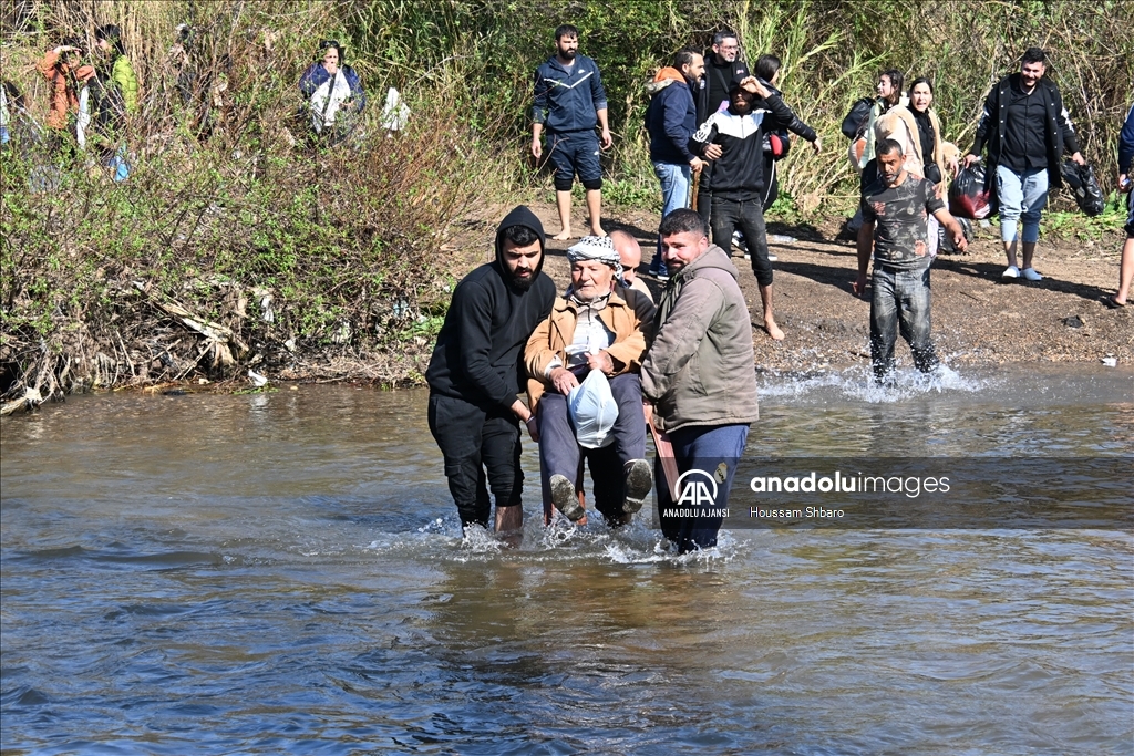Suriye'deki olaylar nedeniyle bazı aileler Lübnan'a sığındı
