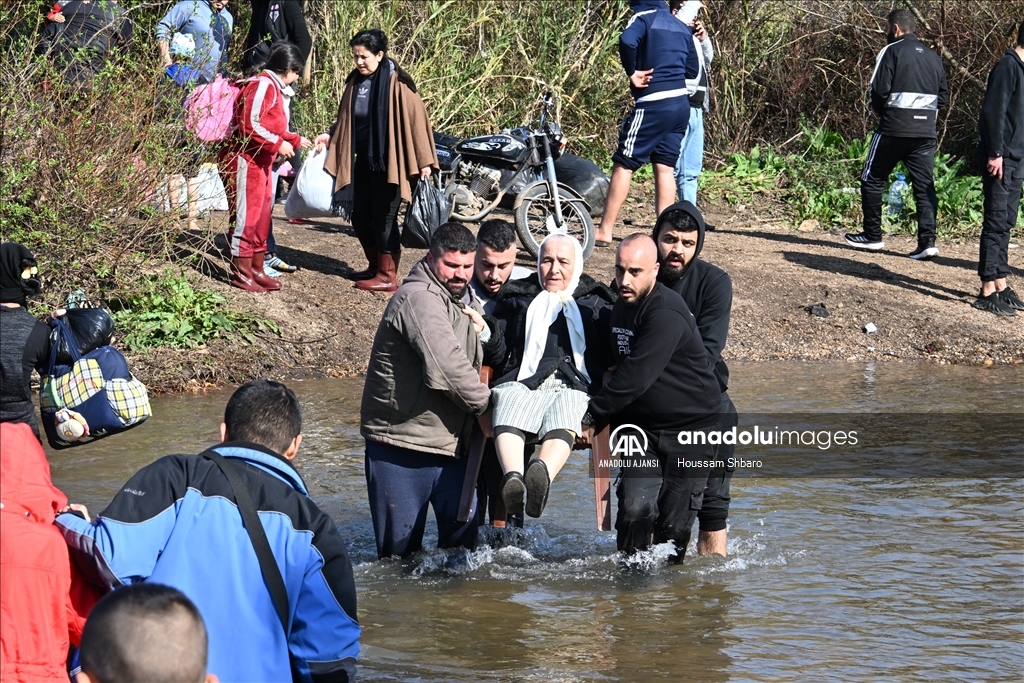 Suriye'deki olaylar nedeniyle bazı aileler Lübnan'a sığındı