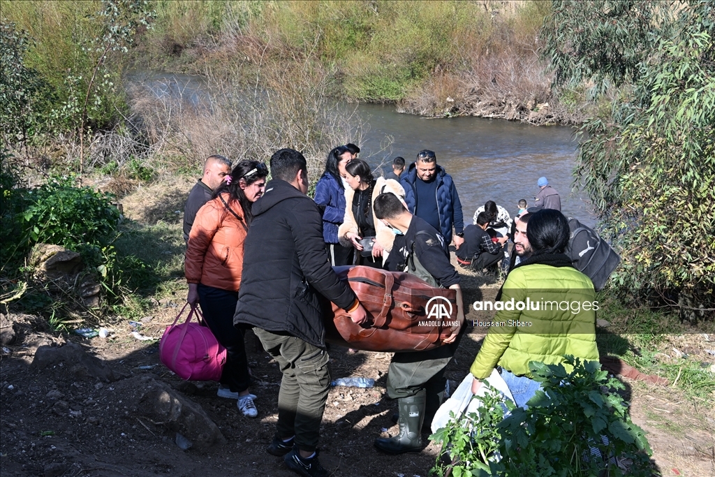 Suriye'deki olaylar nedeniyle bazı aileler Lübnan'a sığındı