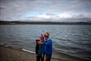 Guinness world records largest polar bear dip in the Czech Republic