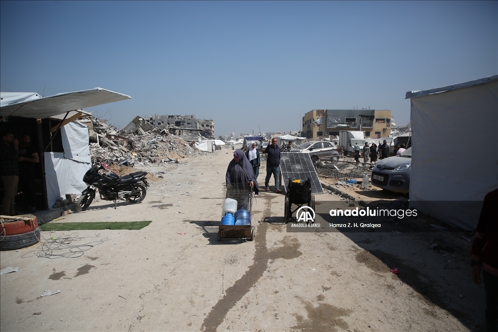 Gazze'deki su krizi devam ediyor