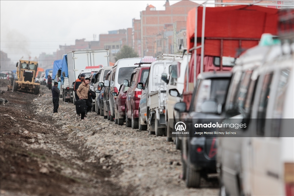Bolivya'da akaryakıt krizi