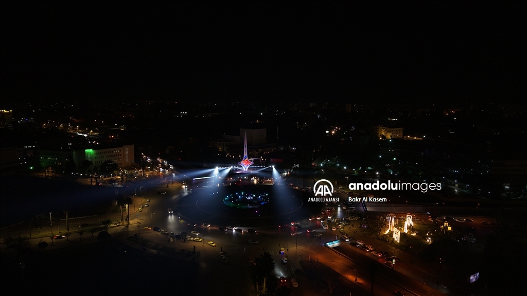 Şam’daki kılıç heykeli restore edildi