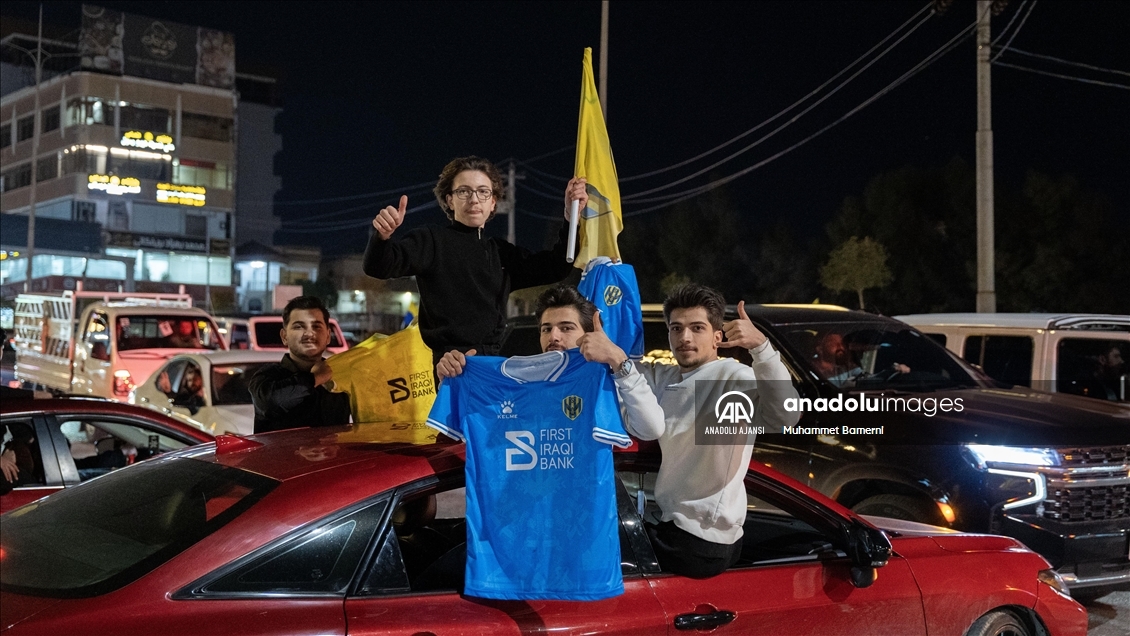 Irak’ın Duhok kentinde körfez kupası sevinci