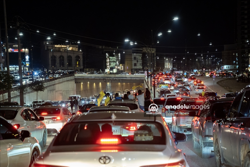 Irak’ın Duhok kentinde körfez kupası sevinci