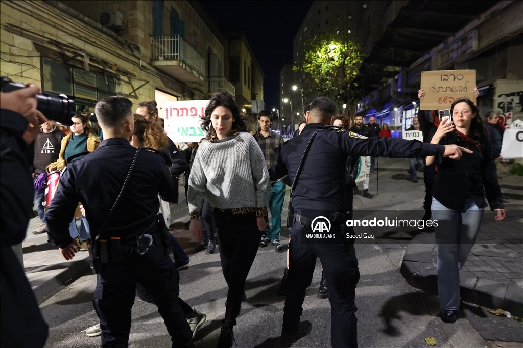 İsrailliler, Batı Kudüs'te gösteri düzenlendi
