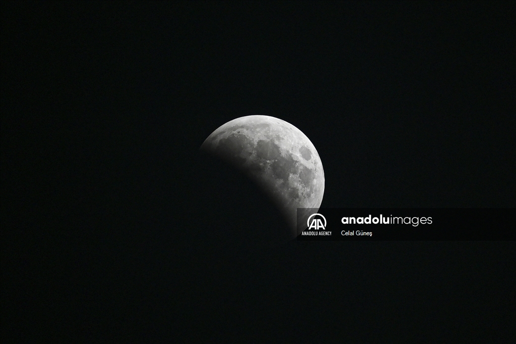 Lunar eclipse observed in Virginia