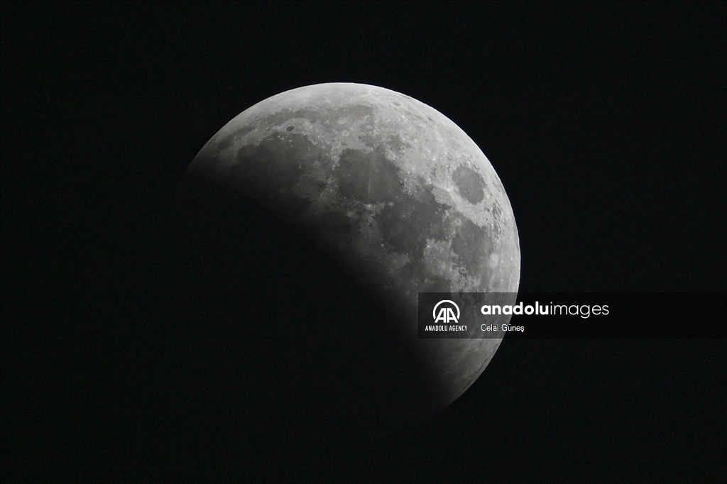 Lunar eclipse observed in Virginia