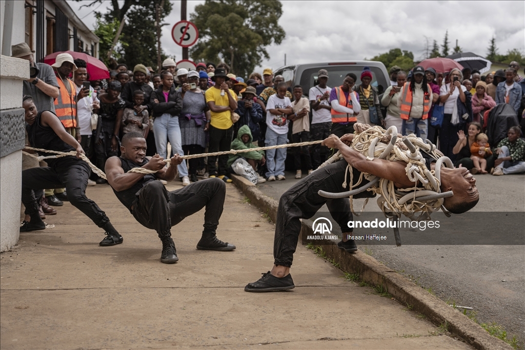 Güney Afrika'da "My Body My Space" sanat festivali düzenlendi