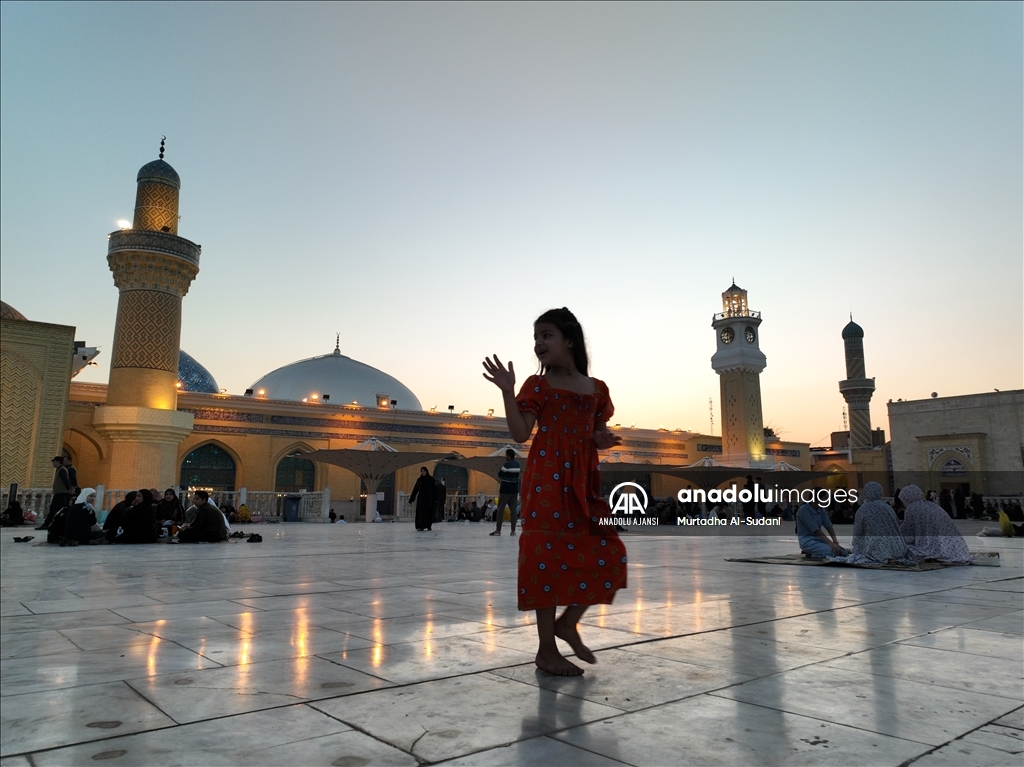 Irak'ta Abldulkadir Geylani Külliyesi'nde iftar