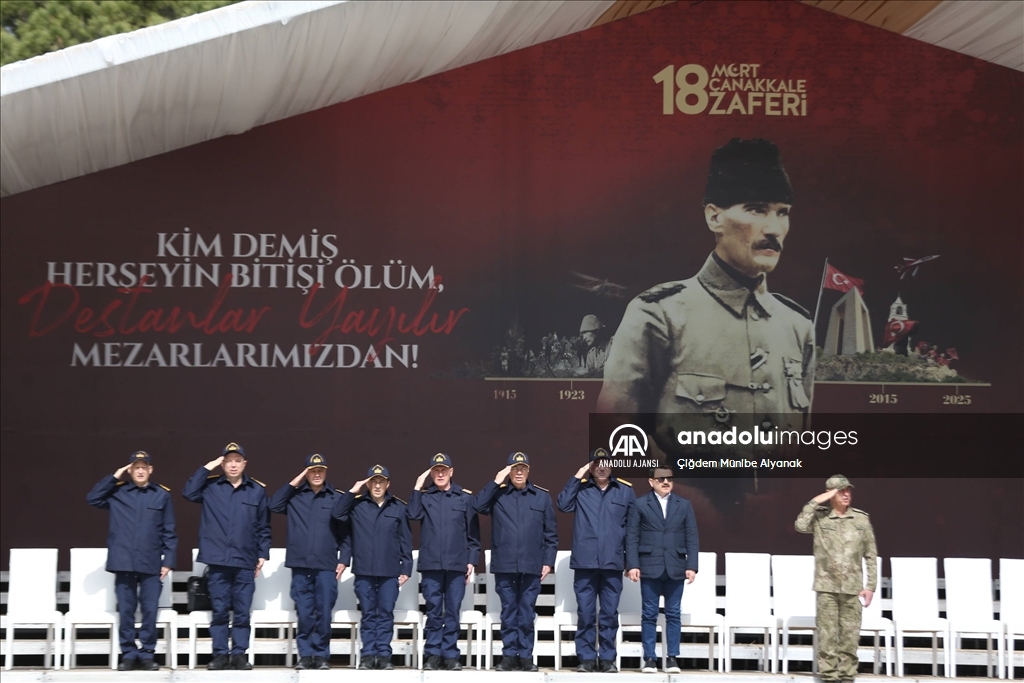 Gelibolu Yarımadası'nda Çanakkale Deniz Zaferi törenlerinin provası yapıldı