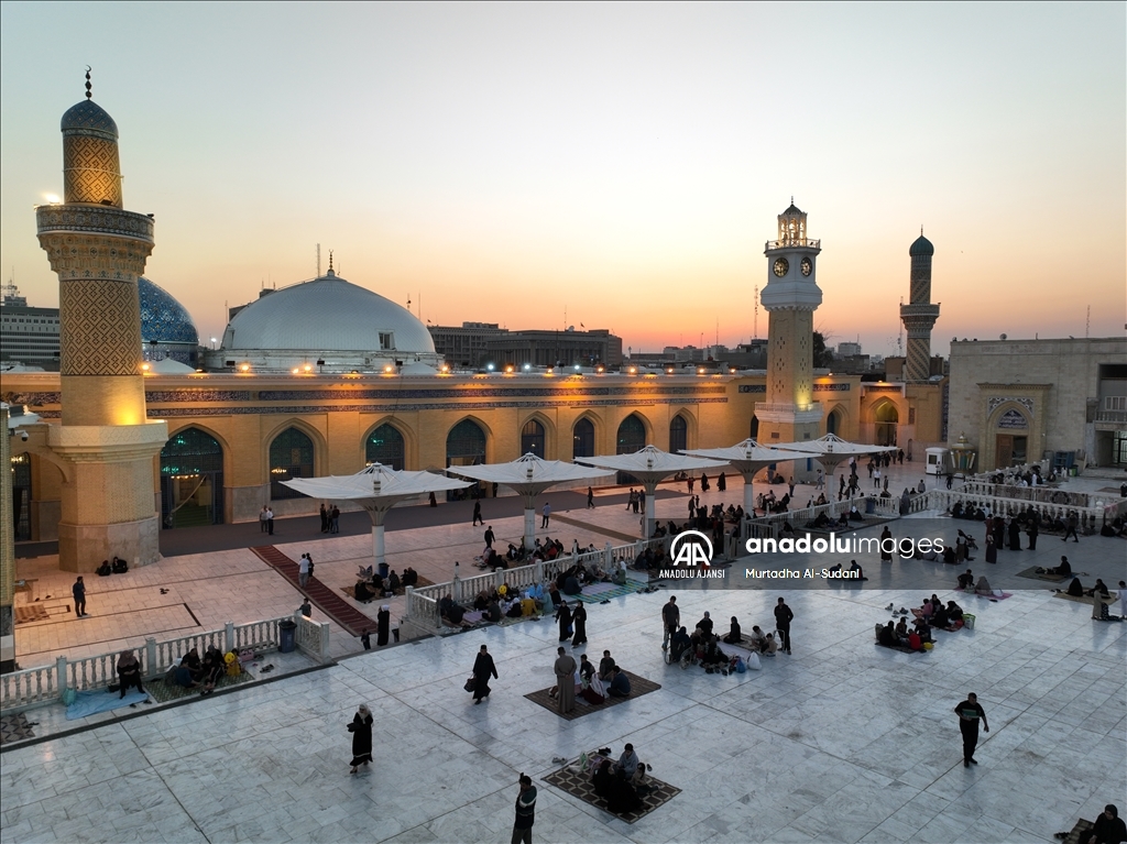 Irak'ta Abldulkadir Geylani Külliyesi'nde iftar