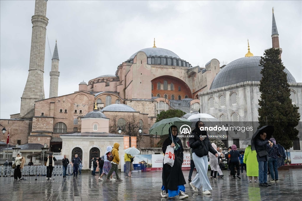 İstanbul'da yağışlı hava