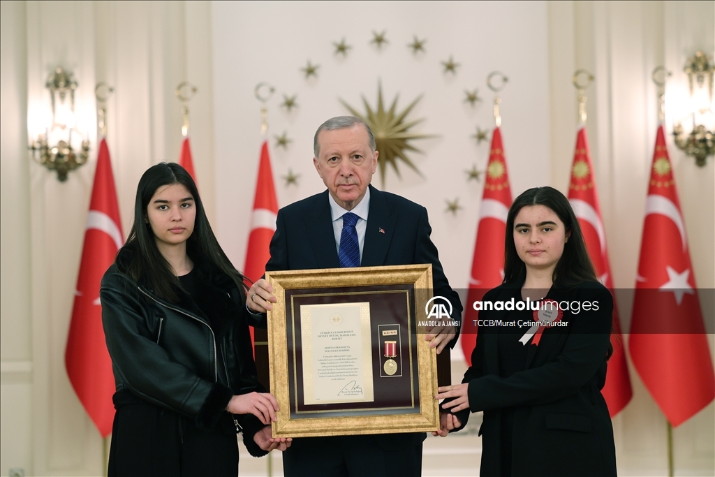 Cumhurbaşkanı Erdoğan, Devlet Övünç Madalyası Tevcih Töreni'ne katıldı