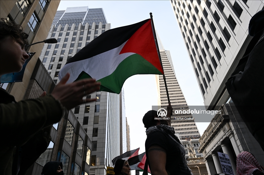 Thousands protest Israel in San Francisco