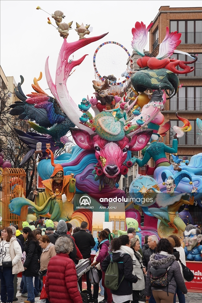 "Las Fallas" Festival in Spain
