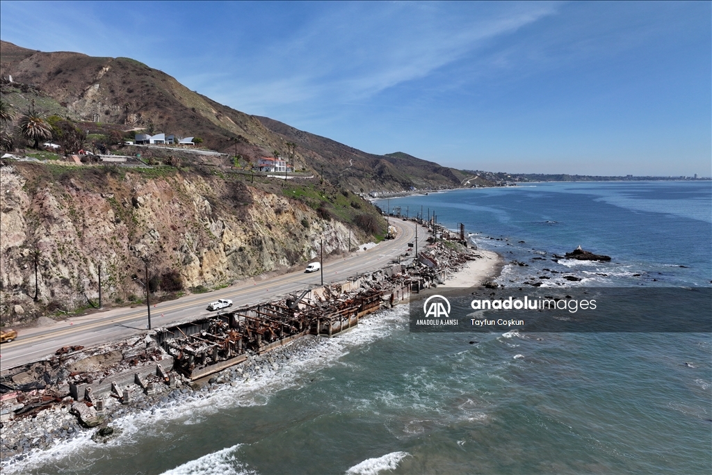 Ocak ayındaki büyük yangınların ardından Malibu’daki tahribat