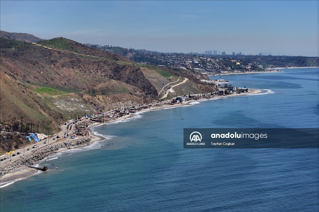 Ocak ayındaki büyük yangınların ardından Malibu’daki tahribat