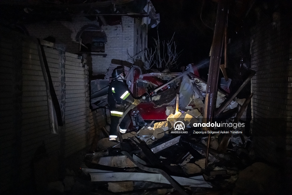 Rusya, Ukrayna'nın Zaporijya kentine hava saldırısı düzenledi