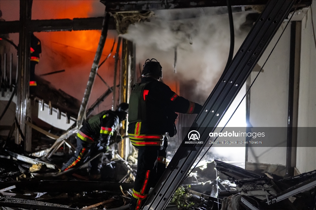 Rusya, Ukrayna'nın Zaporijya kentine hava saldırısı düzenledi