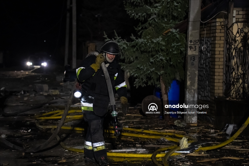 Rusya, Ukrayna'nın Zaporijya kentine hava saldırısı düzenledi