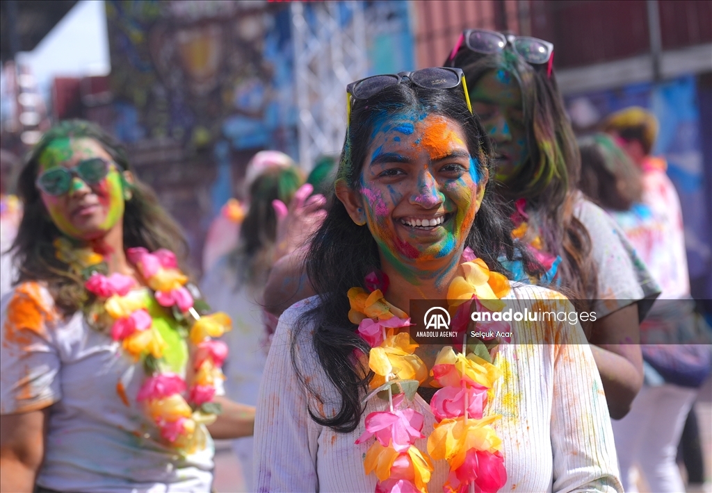 Holi festival in New York