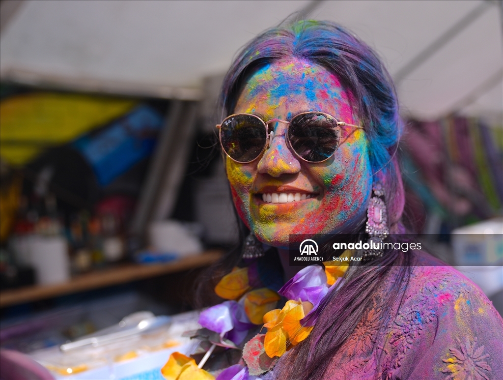 Holi festival in New York