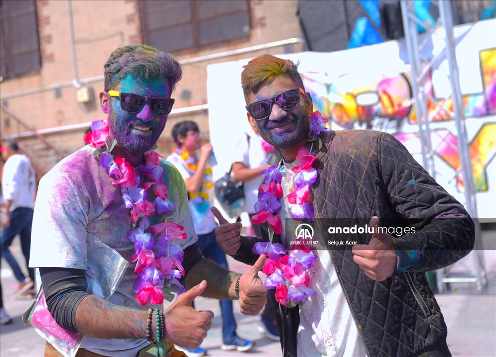 Holi festival in New York