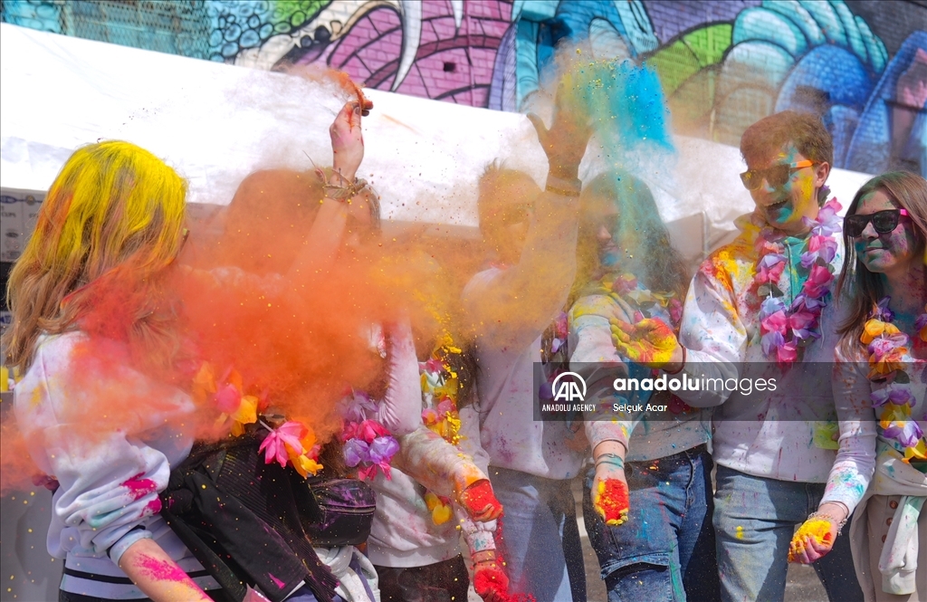 Holi festival in New York