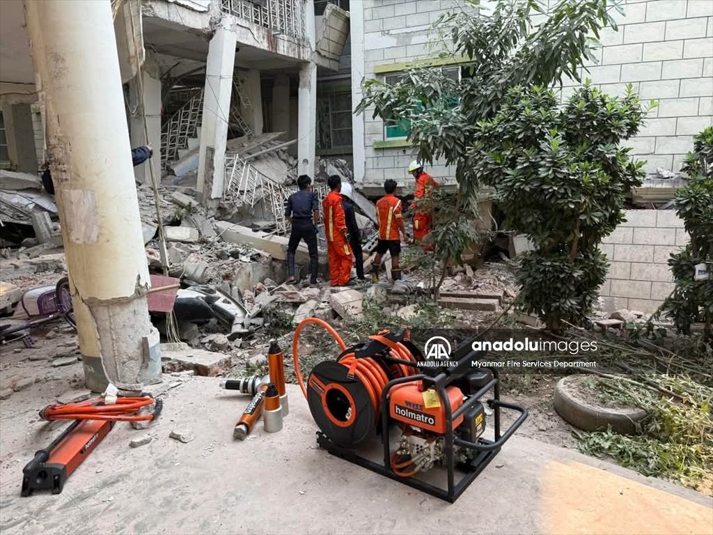Search and rescue operations continue after Myanmar rocked by powerful earthquakes
