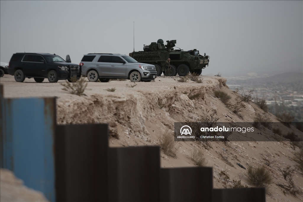 ABD yasadışı sınır geçişlerini engellemek için sınır bölgesinde gözlem yapıyor 