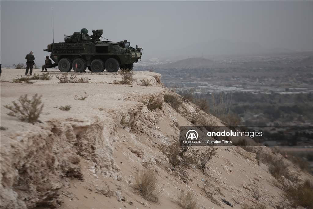 ABD yasadışı sınır geçişlerini engellemek için sınır bölgesinde gözlem yapıyor 