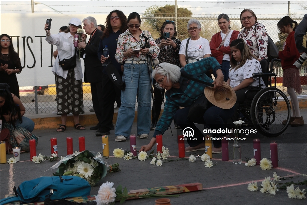 Ciudad Juarez göçmen istasyonu yangınında hayatını kaybedenler için Lergo'da anma töreni düzenlendi