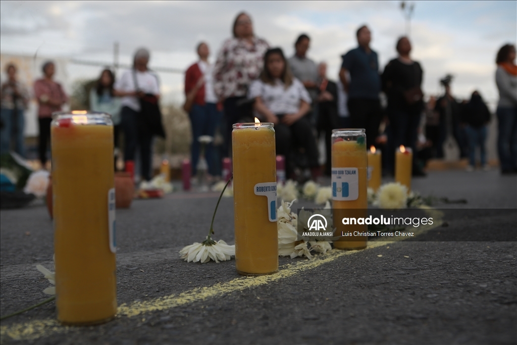 Ciudad Juarez göçmen istasyonu yangınında hayatını kaybedenler için Lergo'da anma töreni düzenlendi