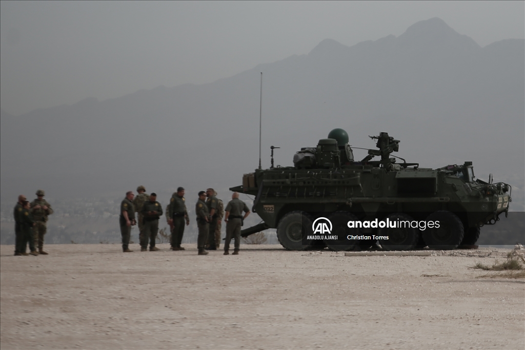 ABD yasadışı sınır geçişlerini engellemek için sınır bölgesinde gözlem yapıyor 