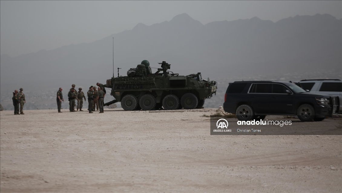 ABD yasadışı sınır geçişlerini engellemek için sınır bölgesinde gözlem yapıyor 