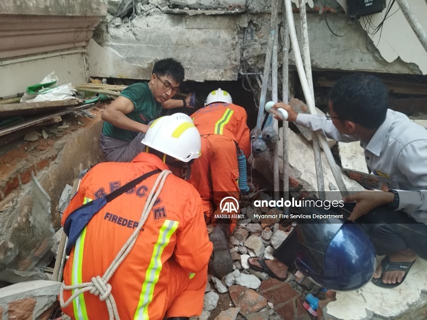 Search and rescue operations continue after Myanmar rocked by powerful earthquakes