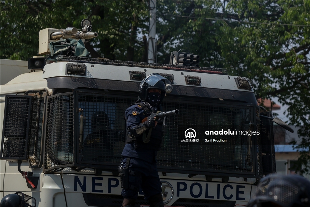 Pro-monarchy clash with police in Kathmandu